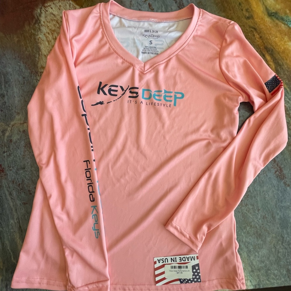 Coral Keys Deep Graphic Rashguard